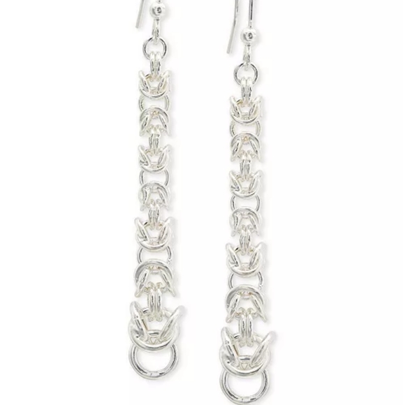 Giani Bernini Byzantine Chain Drop Earrings in Sterling Silver - Picture 8 of 11